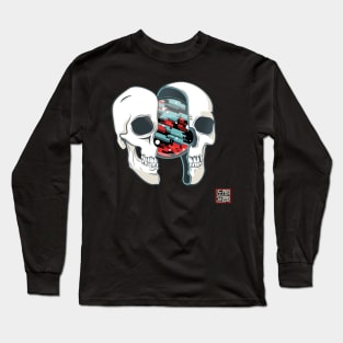 Deep Inside Skull Long Sleeve T-Shirt